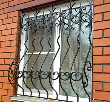 КОВАНЫЕ ОКОННЫЕ РЕШЕТКИ