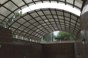 НАВЕС НАД ПЕШЕХОДНЫМ ПЕРЕХОДОМ